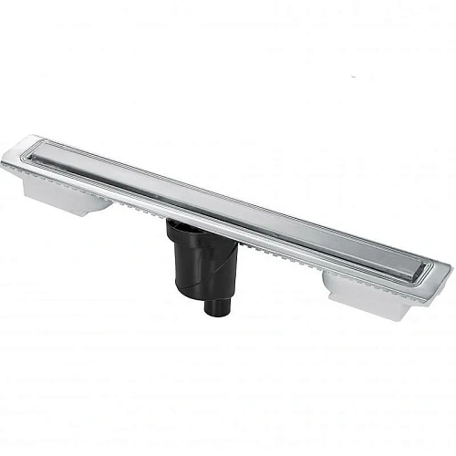 Душевой лоток BERGES C1 Norma 800, матовый хром, S-сифон D50/105мм H50 вертикальный 090039 Душевой лоток BERGES C1 Norma 800, матовый хром, S-сифон D50/105мм H50 вертикальный 090039