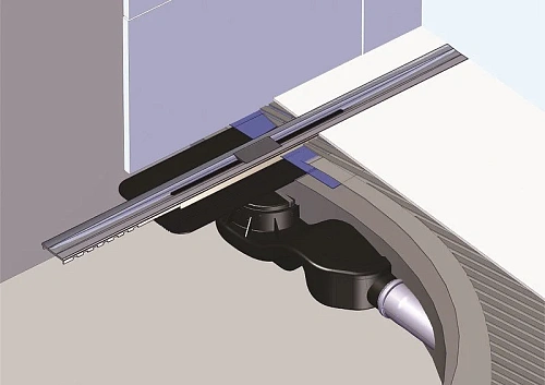 Душевой лоток BERGES SIMPEL 600, хром глянец, S-сифон D50 H60 боковой 091111 Душевой лоток BERGES SIMPEL 600, хром глянец, S-сифон D50 H60 боковой 091111