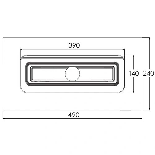 Душевой лоток BERGES SIMPEL 600, хром глянец, S-сифон D50 H60 боковой 091111 Душевой лоток BERGES SIMPEL 600, хром глянец, S-сифон D50 H60 боковой 091111
