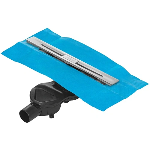 Душевой лоток BERGES SIMPEL 600, хром глянец, S-сифон D50 H60 боковой 091111 Душевой лоток BERGES SIMPEL 600, хром глянец, S-сифон D50 H60 боковой 091111