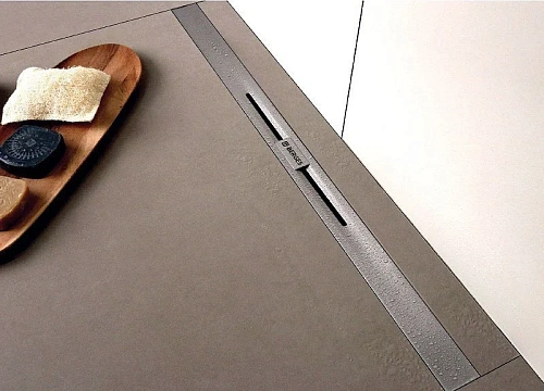 Душевой лоток BERGES SIMPEL 800, матовый хром, S-сифон D50 H60 боковой 090112 Душевой лоток BERGES SIMPEL 800, матовый хром, S-сифон D50 H60 боковой 090112