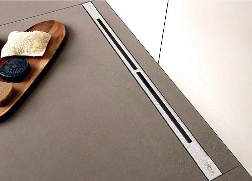 Душевой лоток BERGES SUPER line 550, матовый хром, S-сифон D50 H60 боковой 090180 Душевой лоток BERGES SUPER line 550, матовый хром, S-сифон D50 H60 боковой 090180