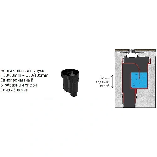 Душевой лоток BERGES SUPER Slim 1000, матовый хром, S-сифон D50/105 H50 вертикальный 090055 Душевой лоток BERGES SUPER Slim 1000, матовый хром, S-сифон D50/105 H50 вертикальный 090055