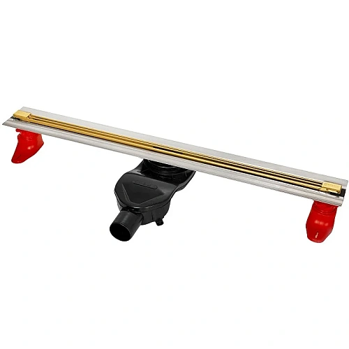 Душевой лоток BERGES SUPER Slim 800, золото глянец, S-сифон D50 H60 боковой 092154 Душевой лоток BERGES SUPER Slim 800, золото глянец, S-сифон D50 H60 боковой 092154