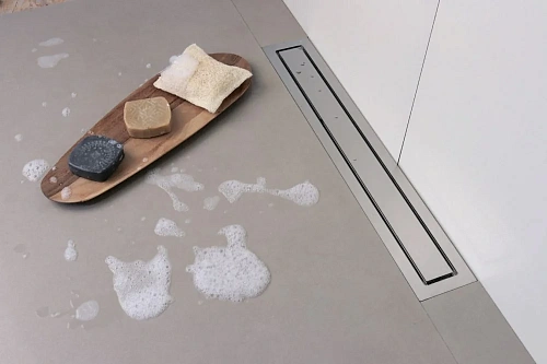 Душевой лоток BERGES TOP Stark 500, матовый хром, S-сифон D50/105 H50 вертикальный 090048 Душевой лоток BERGES TOP Stark 500, матовый хром, S-сифон D50/105 H50 вертикальный 090048