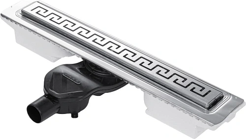 Душевой лоток BERGES В1 Antik 300, матовый хром, S-сифон D50 H60 боковой 090121 Душевой лоток BERGES В1 Antik 300, матовый хром, S-сифон D50 H60 боковой 090121