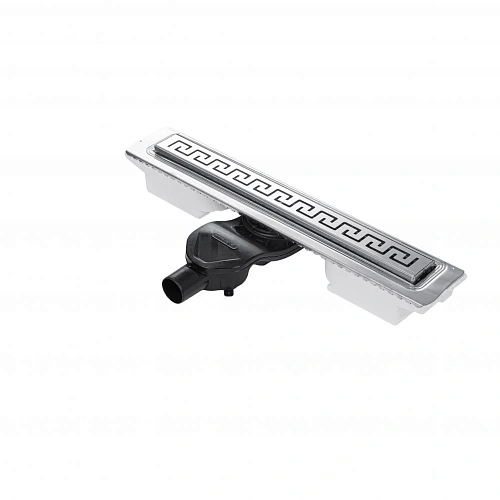 Душевой лоток BERGES В1 Antik 400, матовый хром, S-сифон D50 H60 боковой 090122 Душевой лоток BERGES В1 Antik 400, матовый хром, S-сифон D50 H60 боковой 090122