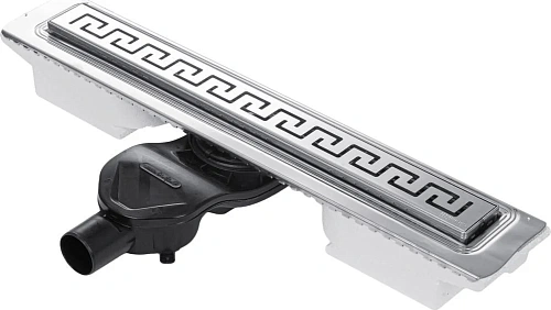 Душевой лоток BERGES В1 Antik 500, матовый хром, S-сифон D50 H60 боковой 090123 Душевой лоток BERGES В1 Antik 500, матовый хром, S-сифон D50 H60 боковой 090123