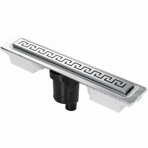 Душевой лоток BERGES В1 Antik 500, хром глянец, S-сифон D50/105 H50 вертикальный 091023 Душевой лоток BERGES В1 Antik 500, хром глянец, S-сифон D50/105 H50 вертикальный 091023