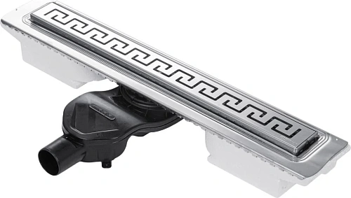 Душевой лоток BERGES В1 Antik 800, хром глянец, S-сифон D50 H60 боковой 091126 Душевой лоток BERGES В1 Antik 800, хром глянец, S-сифон D50 H60 боковой 091126