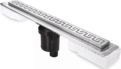 Душевой лоток BERGES В1 Antik 800, хром глянец, S-сифон D50/105 H50 вертикальный 091026 Душевой лоток BERGES В1 Antik 800, хром глянец, S-сифон D50/105 H50 вертикальный 091026