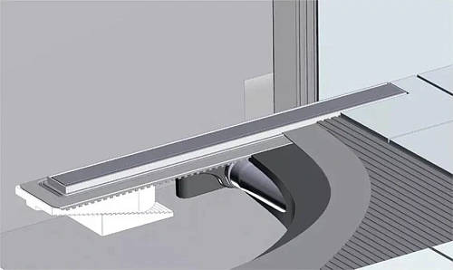 Душевой лоток BERGES В1 Keramik 500, золото глянец, S-сифон D50 H60 боковой 092116 Душевой лоток BERGES В1 Keramik 500, золото глянец, S-сифон D50 H60 боковой 092116