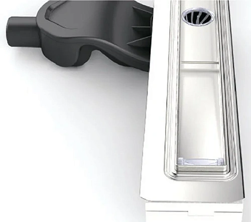 Душевой лоток BERGES В1 Keramik 800, хром глянец, S-сифон D50 H60 боковой 091119 Душевой лоток BERGES В1 Keramik 800, хром глянец, S-сифон D50 H60 боковой 091119