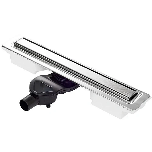 Душевой лоток BERGES В1 Keramik 800, хром глянец, S-сифон D50 H60 боковой 091119 Душевой лоток BERGES В1 Keramik 800, хром глянец, S-сифон D50 H60 боковой 091119