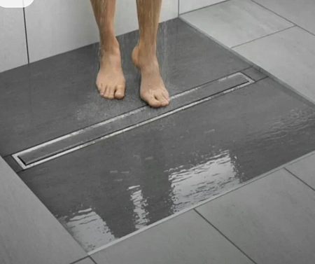 Душевой лоток Ceramalux CL6138GG/70 щелевой, нержавеющая сталь, 700 мм, оружейная сталь Душевой лоток Ceramalux CL6138GG/70 щелевой, нержавеющая сталь, 700 мм, оружейная сталь