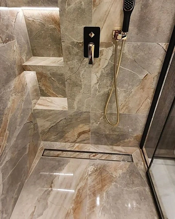 Душевой лоток Ceramalux CL6138GG/70 щелевой, нержавеющая сталь, 700 мм, оружейная сталь Душевой лоток Ceramalux CL6138GG/70 щелевой, нержавеющая сталь, 700 мм, оружейная сталь