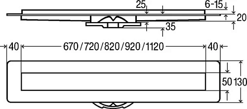 Душевой лоток Viega Advantix 80см 753160 с решеткой ER10 мод. 4983.10 Душевой лоток Viega Advantix 80см 753160 с решеткой ER10 мод. 4983.10