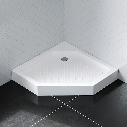 Душевой поддон AM.PM Gem W90T-405-090WT пятиугольный 90х90, с сифоном Душевой поддон AM.PM Gem W90T-405-090WT пятиугольный 90х90, с сифоном