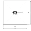 Душевой поддон Aquanet Pleasure 100x100 00256322 Душевой поддон Aquanet Pleasure 100x100 00256322