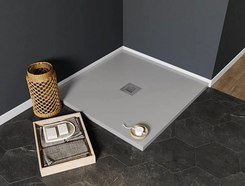 Душевой поддон Aquanet Pleasure 100х100 серый 00258875 Душевой поддон Aquanet Pleasure 100х100 серый 00258875