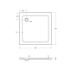 Душевой поддон CEZARES SMC TRAY-M-A-90-35-W 900x900 стеклопластик, белый Душевой поддон CEZARES SMC TRAY-M-A-90-35-W 900x900 стеклопластик, белый