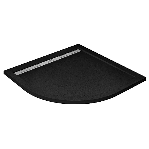 Душевой поддон CEZARES TRAY-AS-R-90-30-NERO 900x900 искусственный камень, черный матовый Душевой поддон CEZARES TRAY-AS-R-90-30-NERO 900x900 искусственный камень, черный матовый