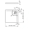 Душевой поддон Radaway Agros C800 4AC88-01 80x80 Душевой поддон Radaway Agros C800 4AC88-01 80x80