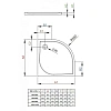 Душевой поддон Radaway Delos A900 SDA0909-01 90x90 Душевой поддон Radaway Delos A900 SDA0909-01 90x90