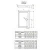 Душевой поддон Radaway Doros D Compact SDRD9080-05 90x80 Душевой поддон Radaway Doros D Compact SDRD9080-05 90x80