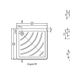 Душевой поддон Ravak Angela 80 PU A004401120 Душевой поддон Ravak Angela 80 PU A004401120
