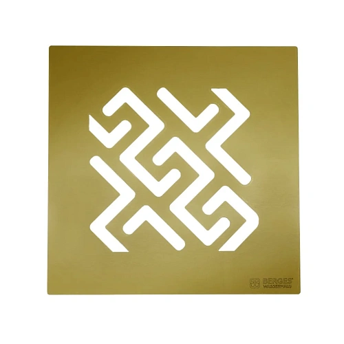 Душевой трап BERGES PLATZ Antik 150х150, бронза, S-сифон D50 H60 боковой 094161 Душевой трап BERGES PLATZ Antik 150х150, бронза, S-сифон D50 H60 боковой 094161