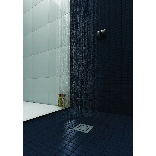 Душевой трап BERGES PLATZ Norma 150х150, матовый хром, S-сифон D50/105 H50 вертикальный 090059 Душевой трап BERGES PLATZ Norma 150х150, матовый хром, S-сифон D50/105 H50 вертикальный 090059