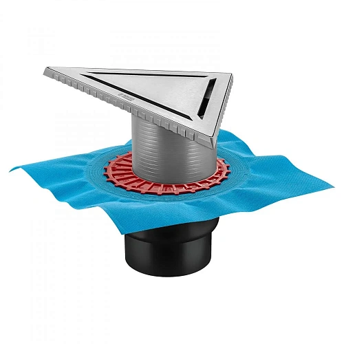 Душевой трап BERGES ZENTRUM Norma 35х25х25 угловой, матовый хром, выпуск D50/75/110 H74 вертикальный 090473 Душевой трап BERGES ZENTRUM Norma 35х25х25 угловой, матовый хром, выпуск D50/75/110 H74 вертикальный 090473