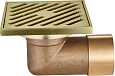 Душевой трап Raglo R606.10.03 10x10см сатин золотой Душевой трап Raglo R606.10.03 10x10см сатин золотой