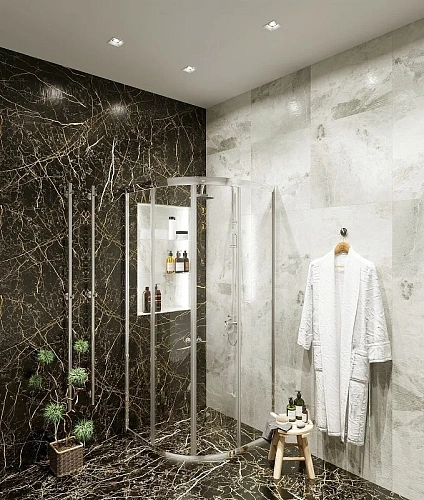 Душевой уголок Agger A01-100TCR/G без поддона 100х100, стекло прозрачное Душевой уголок Agger A01-100TCR/G без поддона 100х100, стекло прозрачное