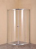 Душевой уголок Agger A01-100TCR/G без поддона 100х100, стекло прозрачное