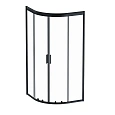 Душевой уголок AM.PM Gem W90G-401-090BT четверть круга 90x90 стекло прозрачное, профиль черный матовый Душевой уголок AM.PM Gem W90G-401-090BT четверть круга 90x90 стекло прозрачное, профиль черный матовый