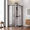 Душевой уголок AM.PM Gem W90G-403-100100-BT 100x100 черный матовый, стекло прозрачное Душевой уголок AM.PM Gem W90G-403-100100-BT 100x100 черный матовый, стекло прозрачное