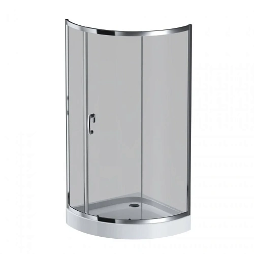 Душевой уголок AM.PM Like W83G-315-090CG Slide 90x90, стекло тонированное, профиль хром Душевой уголок AM.PM Like W83G-315-090CG Slide 90x90, стекло тонированное, профиль хром