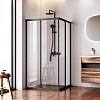 Душевой уголок AM.PM Sunny W87G-403-100100-BT 100x100 черный, стекло прозрачное Душевой уголок AM.PM Sunny W87G-403-100100-BT 100x100 черный, стекло прозрачное