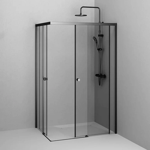 Душевой уголок AM.PM X-Joy W94G-403-12090-BТ Slide 120х90, черный, стекло прозрачное Душевой уголок AM.PM X-Joy W94G-403-12090-BТ Slide 120х90, черный, стекло прозрачное