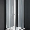 Душевой уголок CEZARES ANIMA-W-A-2-100-P-Cr 100x100см стекло рифленое, профиль хром Душевой уголок CEZARES ANIMA-W-A-2-100-P-Cr 100x100см стекло рифленое, профиль хром