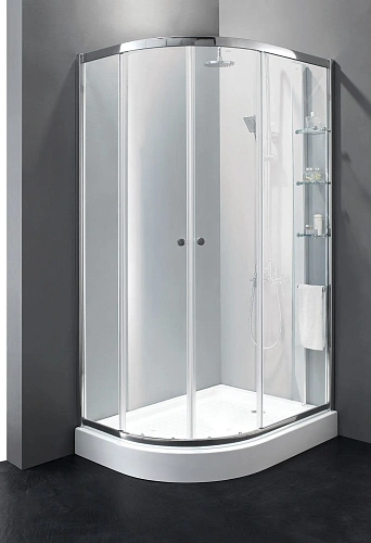 Душевой уголок CEZARES ANIMA-W-RH-2-120/100-P-Cr-R 120x100см стекло рифленое, профиль хром Душевой уголок CEZARES ANIMA-W-RH-2-120/100-P-Cr-R 120x100см стекло рифленое, профиль хром