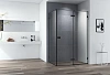 Душевой уголок CEZARES BELLAGIO-AH-1-120/80-C-NERO 120x80см стекло прозрачное, профиль черный