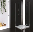 Душевой уголок CEZARES BERGAMO-W-A-1-90-C-Cr-R 90x90см стекло прозрачное, профиль хром Душевой уголок CEZARES BERGAMO-W-A-1-90-C-Cr-R 90x90см стекло прозрачное, профиль хром