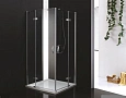 Душевой уголок CEZARES BERGAMO-W-A-2-120-C-Cr 120x120см стекло прозрачное, профиль хром Душевой уголок CEZARES BERGAMO-W-A-2-120-C-Cr 120x120см стекло прозрачное, профиль хром