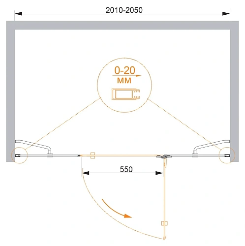 Душевой уголок CEZARES BERGAMO-W-B-13-90+60/60-C-Cr-R стекло прозрачное, профиль хром Душевой уголок CEZARES BERGAMO-W-B-13-90+60/60-C-Cr-R стекло прозрачное, профиль хром