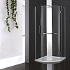 Душевой уголок CEZARES BERGAMO-W-R-1-90-ARCO-C-Cr-R-IV 90x90см стекло прозрачное, профиль хром Душевой уголок CEZARES BERGAMO-W-R-1-90-ARCO-C-Cr-R-IV 90x90см стекло прозрачное, профиль хром