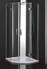 Душевой уголок CEZARES BERGAMO-W-R-2-100-ARCO-C-Cr-IV 100x100см стекло прозрачное, профиль хром