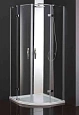Душевой уголок CEZARES BERGAMO-W-R-2-90-ARCO-C-Cr-IV 90x90см стекло прозрачное, профиль хром Душевой уголок CEZARES BERGAMO-W-R-2-90-ARCO-C-Cr-IV 90x90см стекло прозрачное, профиль хром
